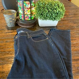 Dress Barn Dark Blue Denim Jeans 14S